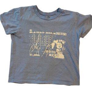 brandy melville john galt light blue top never worn